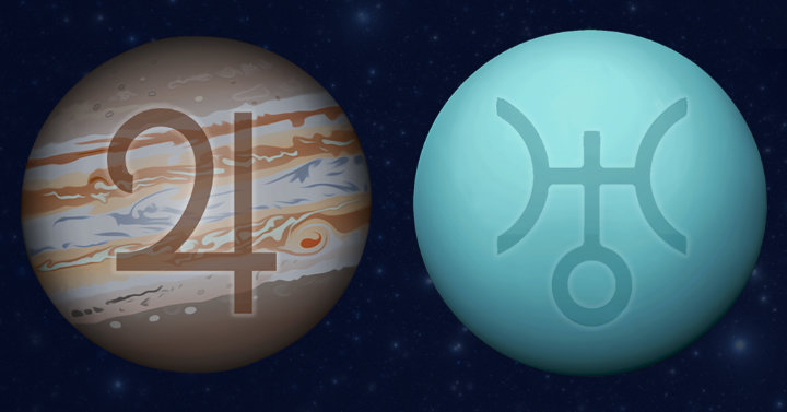 Jupiter Uranus