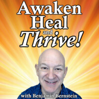 Awaken Heal And Thrive Podcast Logo Yellow Sun