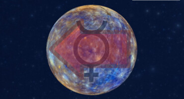 Mercury Retrograde WIDE With Red Arrow
