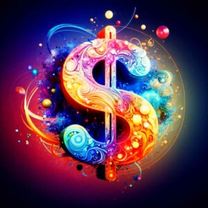 Dollar Sign Colorful