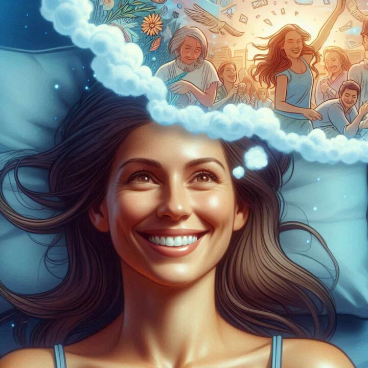 Woman Consciously Dreaming